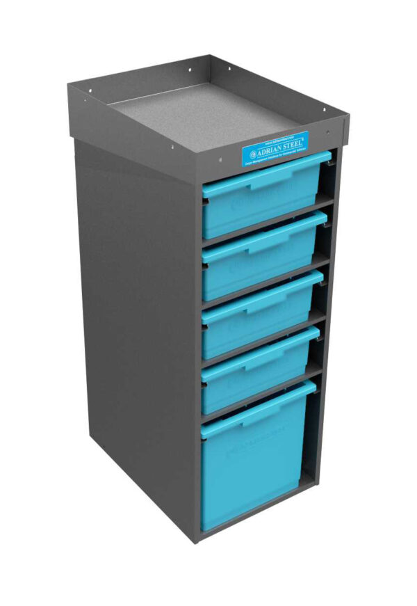 5-Bin Cabinet with Bins