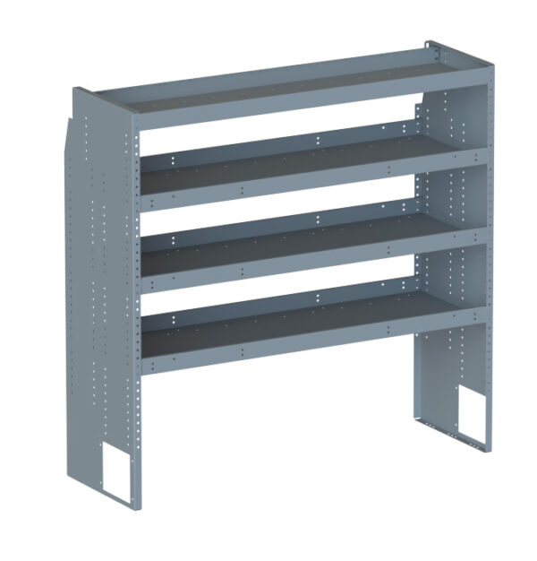 Ford Transit Low Roof 50″ 4-Shelf Unit for Conduit , Conduit Carrier, Heavy Duty