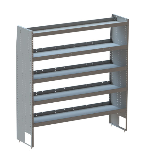 All Mid & High Roof Vans 60″ 5-Shelf Unit for Conduit , Conduit Carrier, Heavy Duty